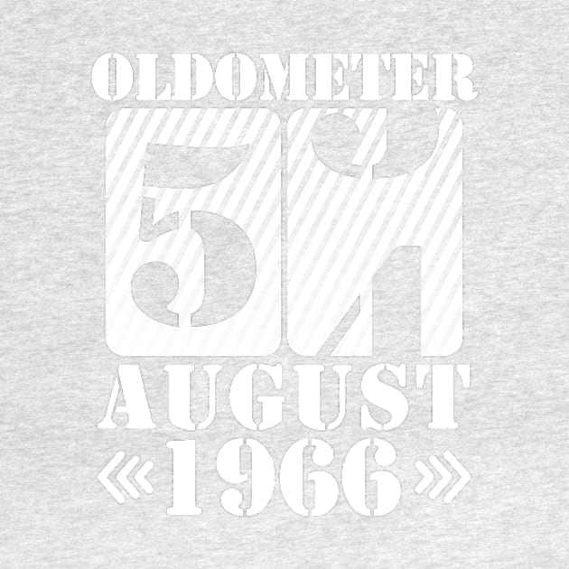 Oldometer 54 Years Old Was Born In August 1966 Happy Birthday To Me You by DainaMotteut